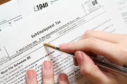 completing self employment tax form